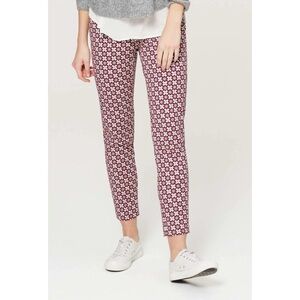 LOFT Marissa Ankle Pants in Geo Floral Print